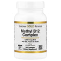 California Gold Nutrition, Metil B12 kompleksas su folatais, biotinu ir vitaminu B6, vyšnių skonio, 100 pastilių
